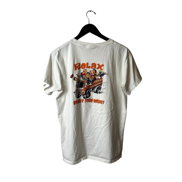 Outback Adventures Dominican Republic T Shirt White Medium M Graphic Tee - Picture 3 of 16